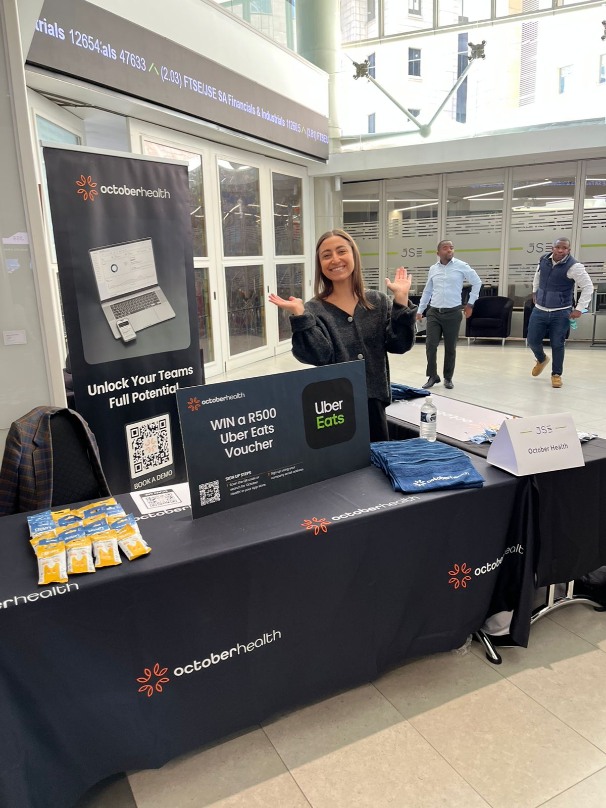 October Health exhibition stand
